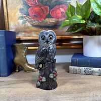 Vintage Handmade Ceramic Owl Figurine