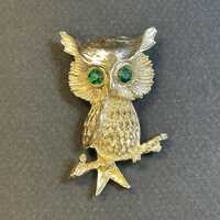 Vintage Gerrys Owl brooch