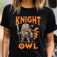Knight Owl T-Shirt: Funny Dungeons & Dragons Tee