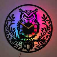 Owl Wall Clock, Owl Gift