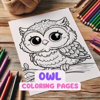 Owl Coloring Pages - 28 Printable Owl Designs - DIY Kids Coloring Sheets