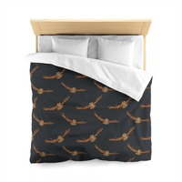 Flying Owl Duvet Cover // Owl Print Bedding