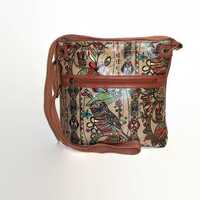 Vintage Sakroots Owl Shoulder/Crossbody Bag