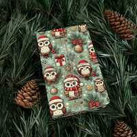 Adorable Owl Christmas Wrapping Paper - Festive Holiday Gift Wrap for Nature and Animal Lovers