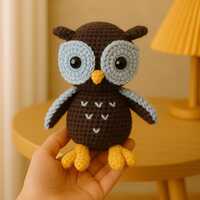 Bubo the Owl Crochet Pattern - PDF Download, Adorable Handmade Amigurumi, Beginner-Friendly DIY Tuto