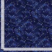 Timeless Treasures - Owl Will Always Love You - Constellations - # STAR-CD3245  NIGHT - 100% Cotton 
