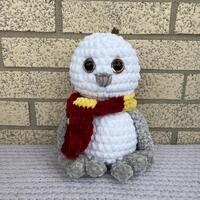 Owl (Harry Potter) scarf, perfect gift,amigurumi,crochet,Kawaii