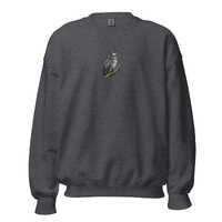 Horned Owl Embroidered Bird Unisex Sweatshirt