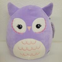 Original Squishmallows 8" Purple Owl Plush Kellytoy