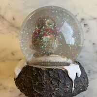 Winter Owl Snowglobe - Holiday Decor