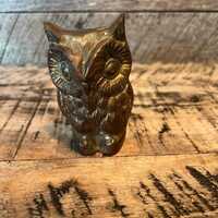 Brass Owl Paper Weight Home Decor Brass Decor Figurines