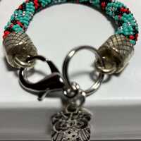 Bangle Peytwist Bracelet with Owl Charm