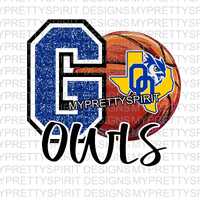 Go Owls Basketball PNG