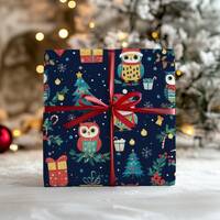 Christmas Owls! Owl wrapping paper | Owl Gift wrap | Christmas |  | Christmas Gift wrap | Owls | Hol