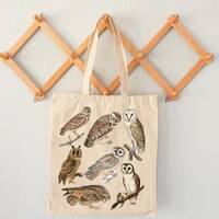 Retro 90s Owl tote Bag Vintage Bird Tote Owl Nature Lover Gift Bird Nerd Bird Watching Gift camping 