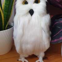 Handmade Needle Felted Wool Owl – Unique Boho Decoration, Wool Home Décor, Perfect Gift