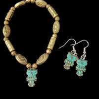 Owl Bracelet and Earrings