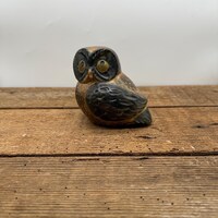Japanese Otagiri Brown Woodland Ceramic Owl