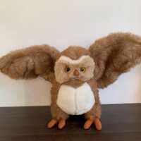 Owl Plush Doll Toy Wired Large Vintage