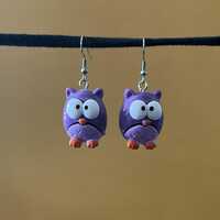 Hooting Owl Earrings