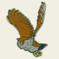 Enamel Owl Pin: Charisma Boost, Familiar Collection (1.5")