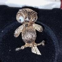 Vintage Sarah Coventry Googly Eye Owl