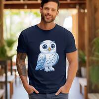 Show Owl T-Shirt, Cute Owl Shirt, Cool Owl Tee, Men's Owl Tee, Owl Lover Gift, Owl Boys Shirt, C