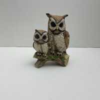 Vintage OWL & Baby OWLET - unknown manufacturer, unknown date (see pics).