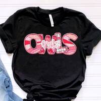 OWLS VALENTINES DAY digital for sublimation & dtf, Owls Valentines Day png, Owls school spirit p