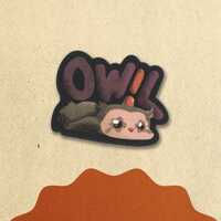 Owl illustration sticker
