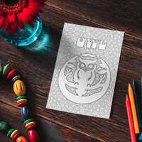 Intricate Owl Coloring Page for Adults, Printable Coloring Sheet, Detailed Owl Design, Relaxation Ar