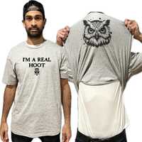 I'm A Real Hoot Funny Owl Flip Shirt - Funny Bird T-Shirt - Gift for Owl Lovers