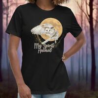 Owl Women's Graphic Tee Fantasy Book Lover Gift