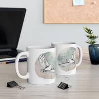 Snowy Owl Mug | Watercolor Bird Art | Nature-Inspired Drinkware for Bird Lovers | Winter Vibes | Mug