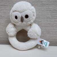 Jellycat Bashful Owl Ring Rattle - Retired No Tag