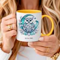 Cancer Zodiac Owl Mug: Personalized Astrology Gift