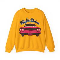 Night Drives Fleece Sweatshirt, Night Owl Gift