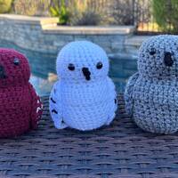 Crochet Owl | Crochet Hedwig | Handmade | Animal Plushie | Finished Product | Owl | Crochet Toy | Ha