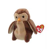 Ty Beanie Baby: Hoot the Owl | Stuffed Animal | MWMT