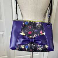 Handbags Womens, Owl Skeleton Purse, Handmade Crossbody, Handmade Purse, Handmade Bags, Purple Handb