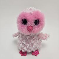 Ty Beanie Boo “Twiggy” the Pink Owl - No Hang Tag (6 inch)