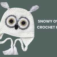 Owl Earflap Hat Crochet Pattern - Easy to make Owly Crochet Hat for kids- Childrens Crochet Pattern