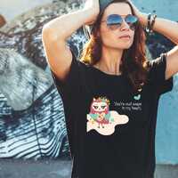 Owl Love Shirt for Couples, Short Sleeve Gift for Girlfriend and Boyfriend, Anniversary, Engagement 