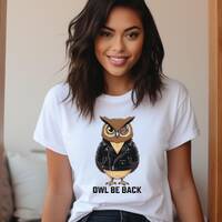 Funny Owl T-Shirt, Cool Owl Shirt, Cute Owl Tee, Women's Owl Tee, Owl Lover Gift, Owl Girls Shir