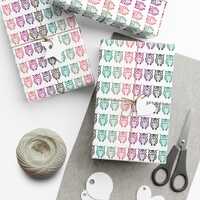 Owl Wrapping Paper | Animal Gift Wrap | Cute Owl Gift Wrap for All Occasions | Festive, Unique &