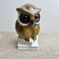 Vintage Gerold Porzellan Owl – West Germany Figurine