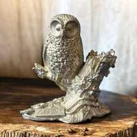 Pewter Little Owl || Cute Home Decor || Quirky Gift Ideas