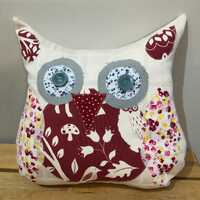 Patterned Owl Cushions