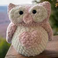 Plushie Owl Stuffed Animal (10 inch)