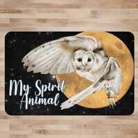 Owl Sherpa Throw Blanket My Spirit Animal Cozy Fall Blanket